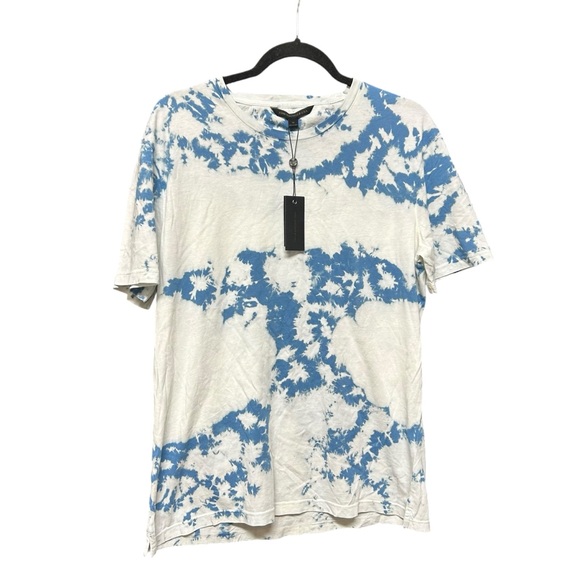 John Varvatos Other - John Varvatos cloud print top size medium 100% cotton blue white
